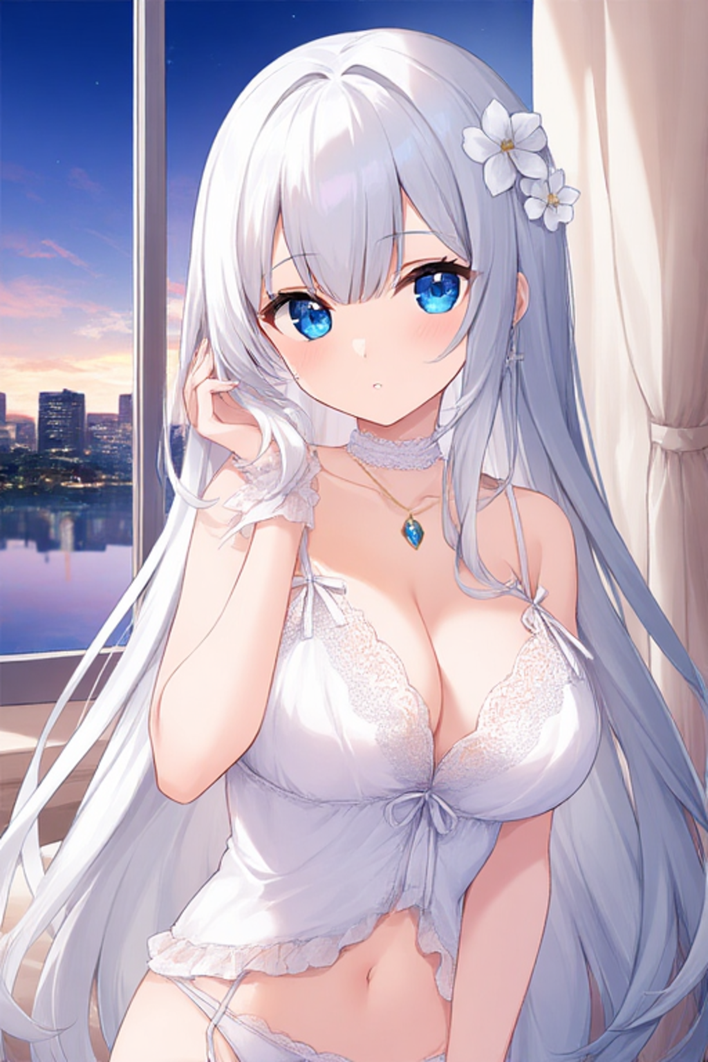 おやすみ白髪ちゃん