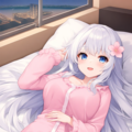 おやすみ白髪ちゃん 4枚目