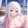 おやすみ白髪ちゃん 3枚目
