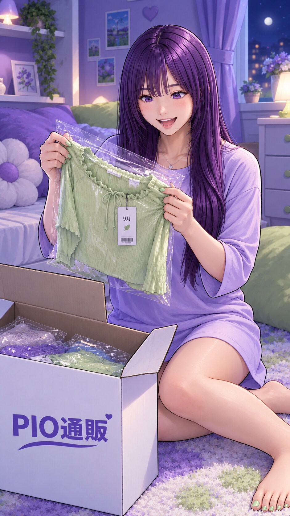 服を買ったピオちゃん🍇 | の人気AIイラスト・グラビア