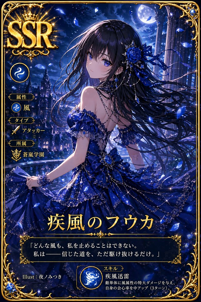 SSR 疾風のフウカ | の人気AIイラスト・グラビア