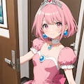 ピンクの髪の異世界のお姫様 2枚目