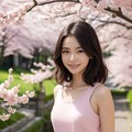 川沿いの桜並木20250323 9枚目