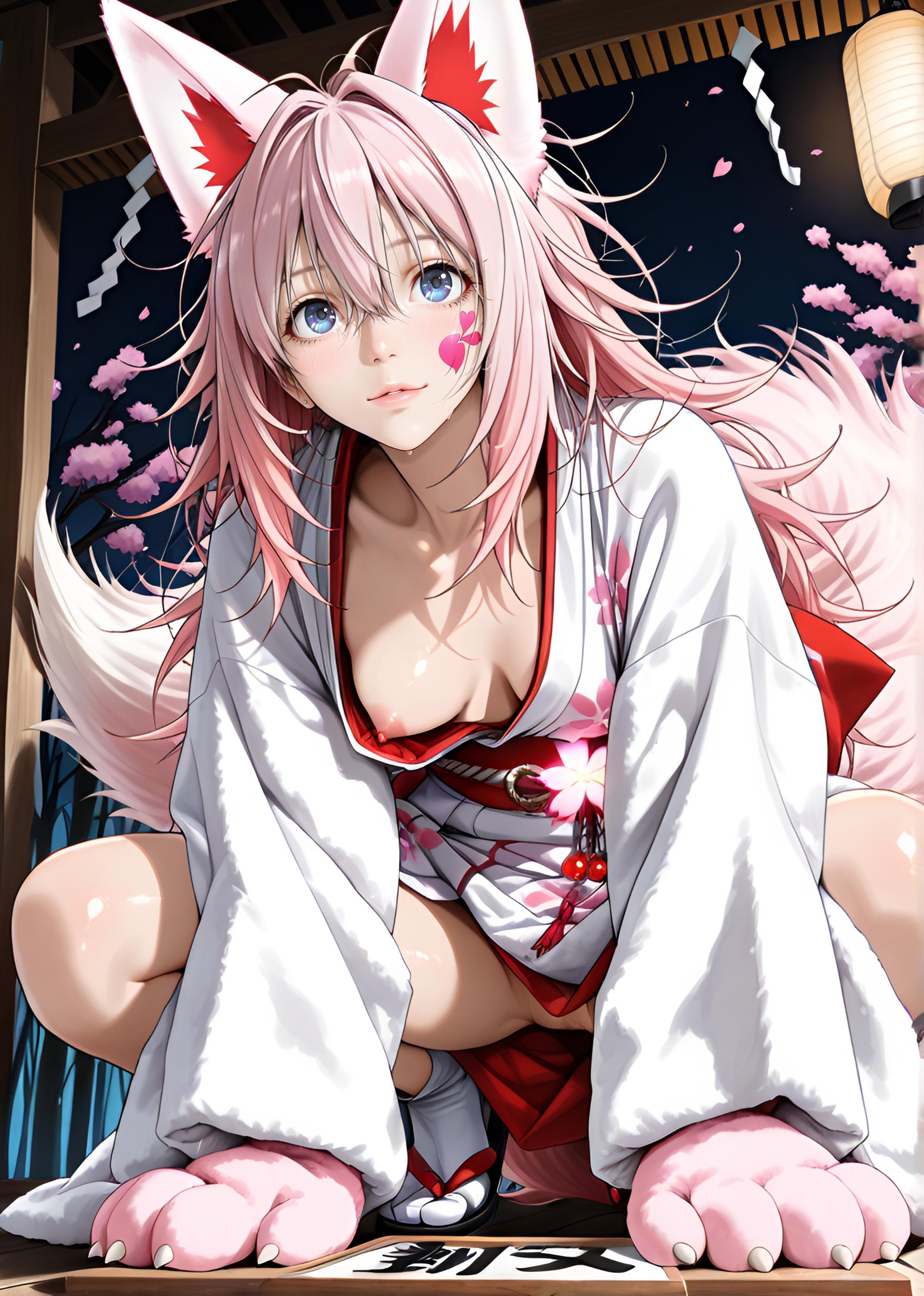夜桜明里（YozakuraAkari）おやおや？何でそんなに見てくるんだよ〜