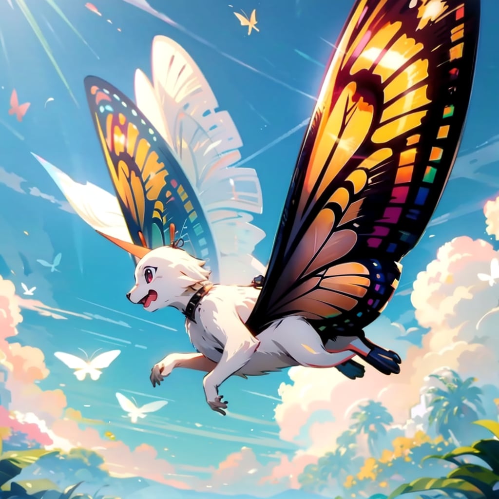 蝶の翅を持つ幻獣