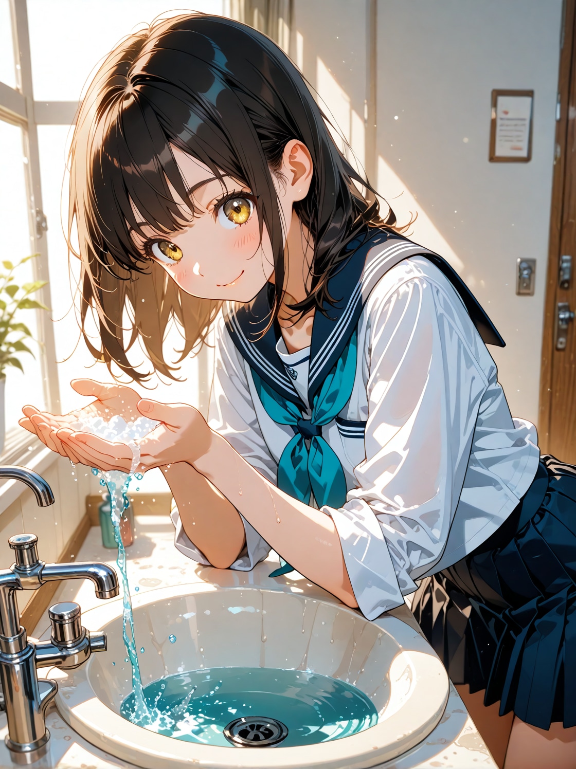 手洗い | の人気AIイラスト・グラビア