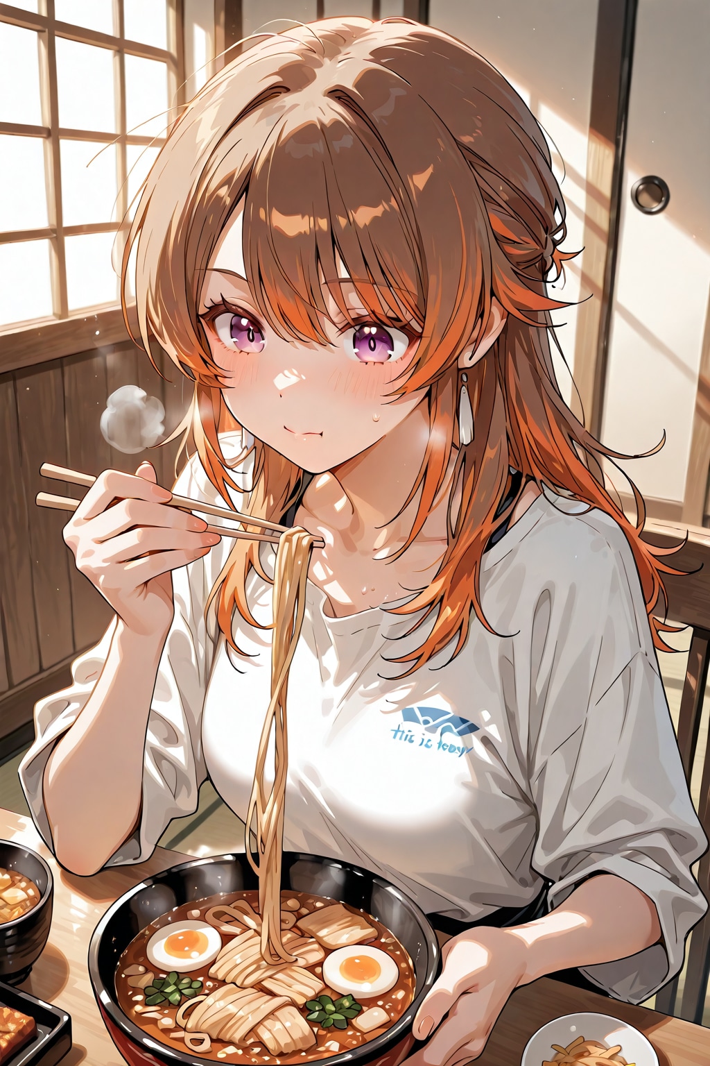 ちちぷい！箸が重くて持てない女の子を生成して！(詠唱) | の人気AIイラスト・グラビア