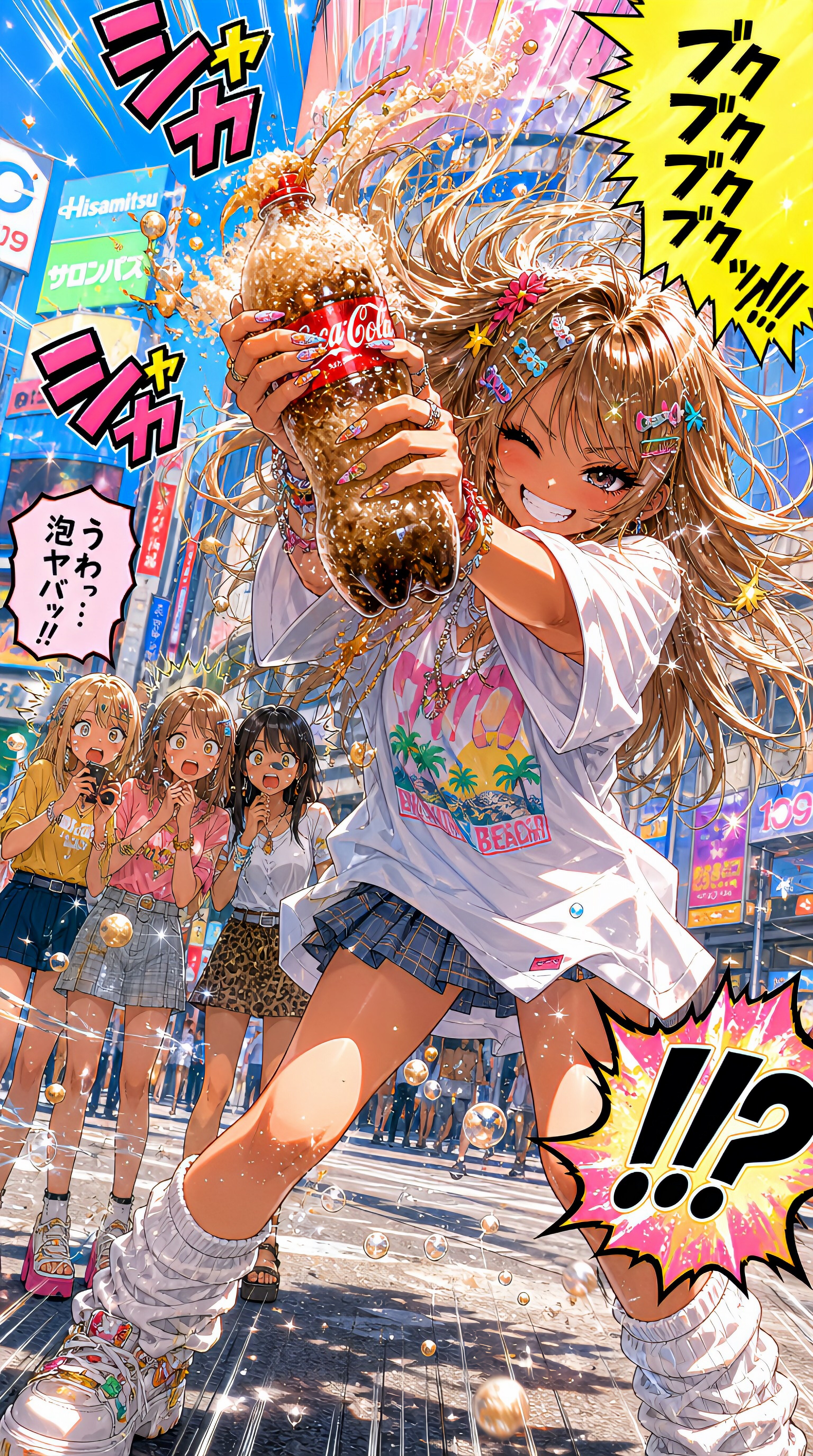 コーラを振る!