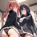 ブラックパンツ 6枚目