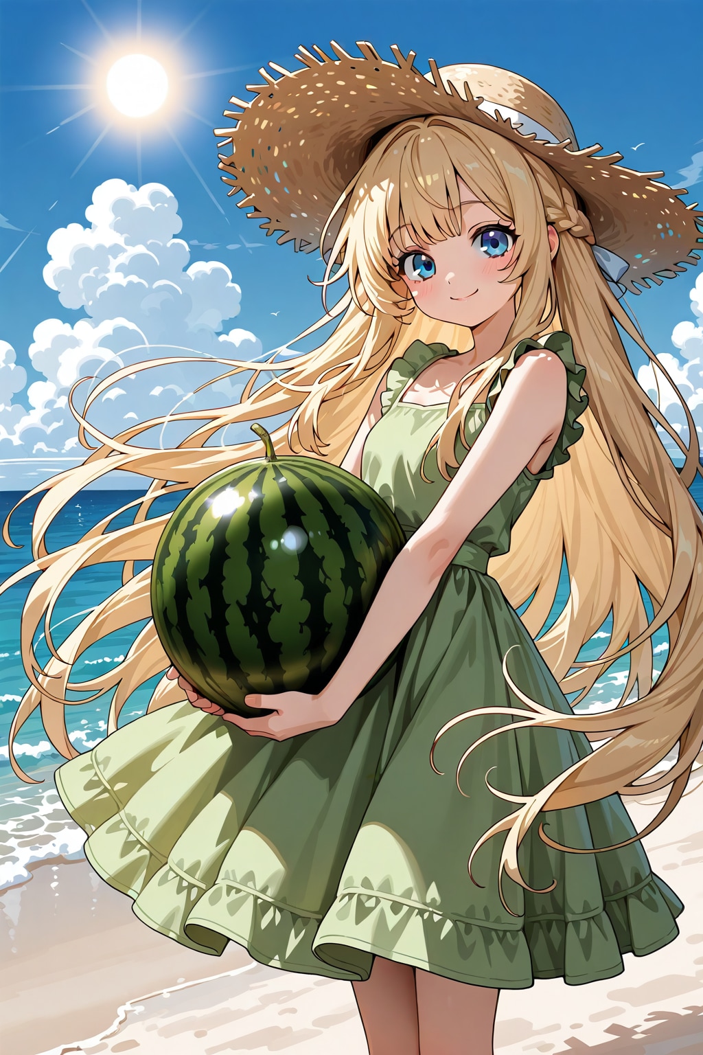 スイカ割り