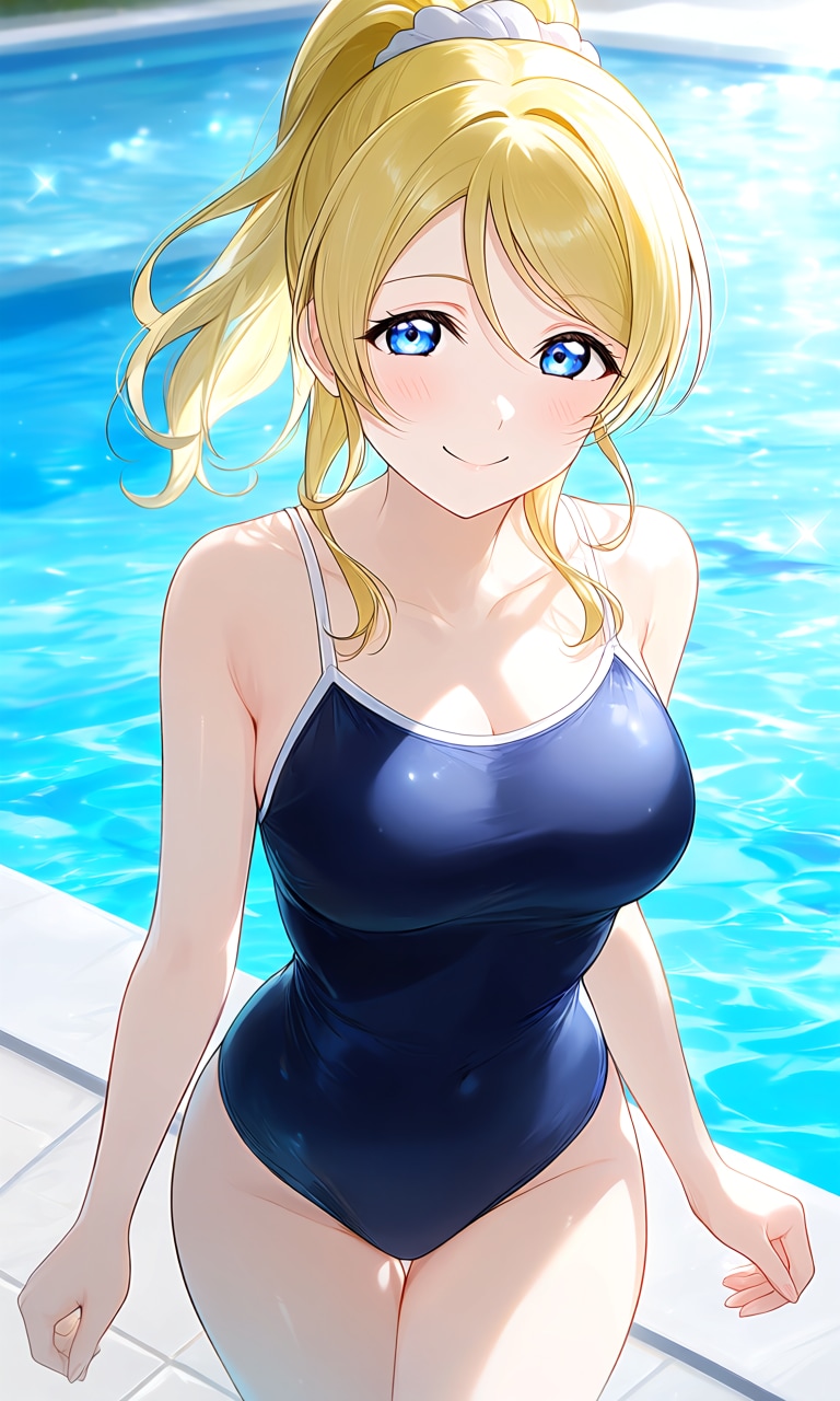 絢瀬絵里　スクール水着