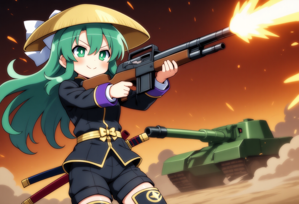 幕末砲兵侍スタイル日輪