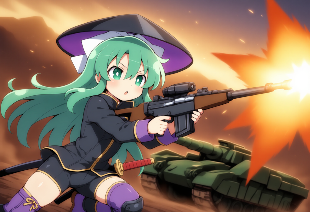 幕末砲兵侍スタイル日輪