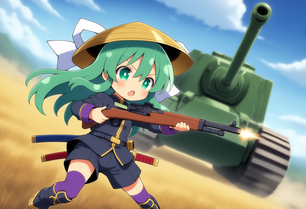 幕末砲兵侍スタイル日輪