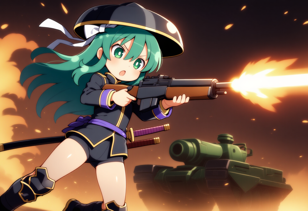 幕末砲兵侍スタイル日輪