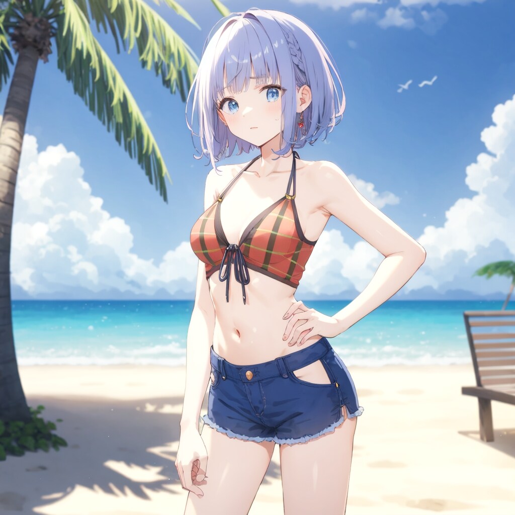 AQUAモデル水着撮影