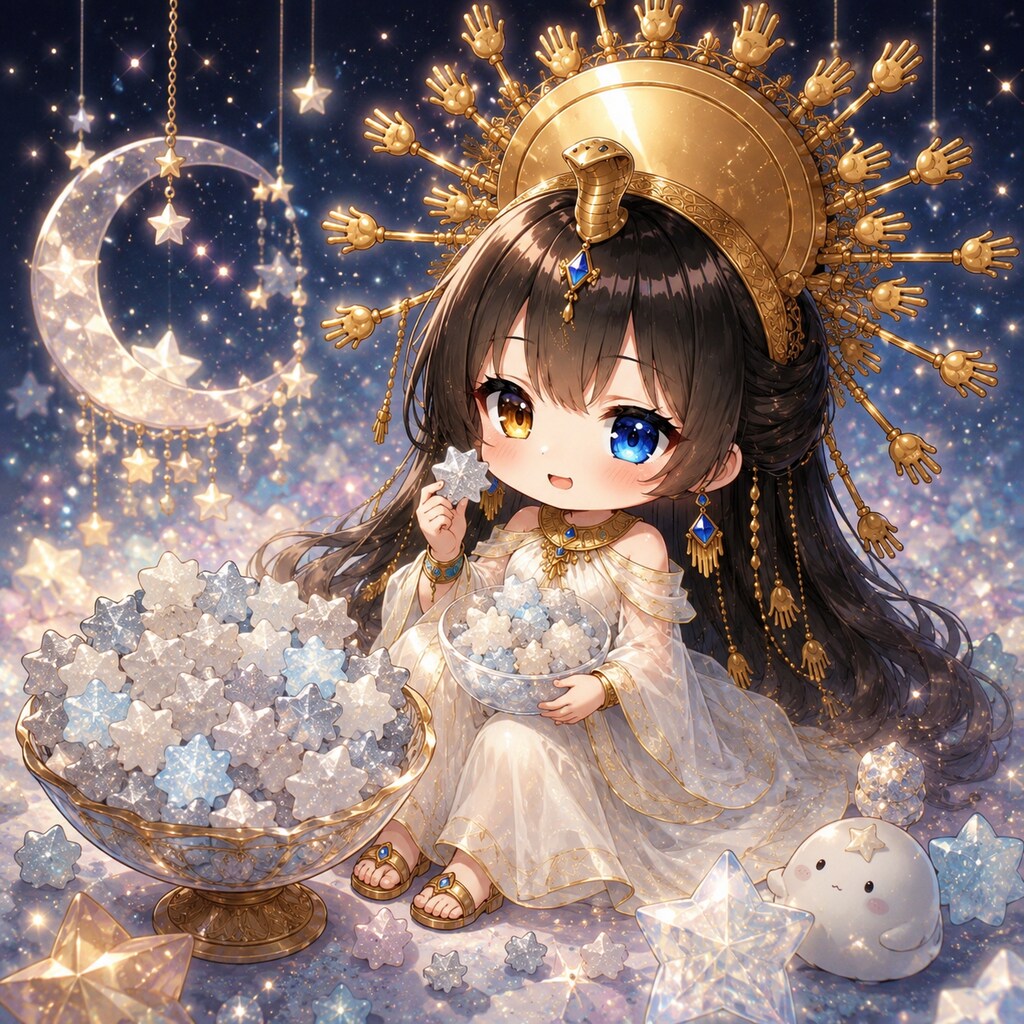 銀色星のしずく コンペイ糖みたいね