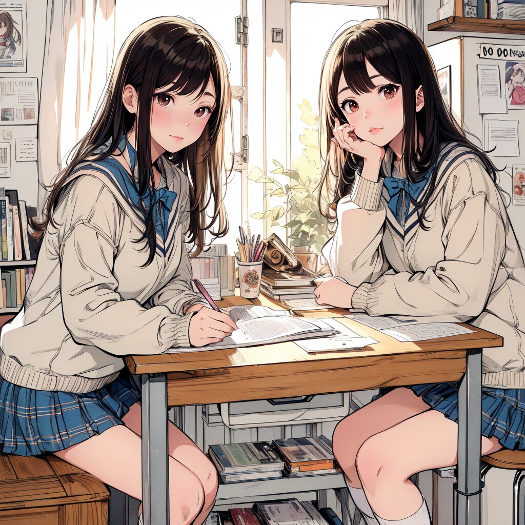 なかよし20 | の人気AIイラスト・グラビア