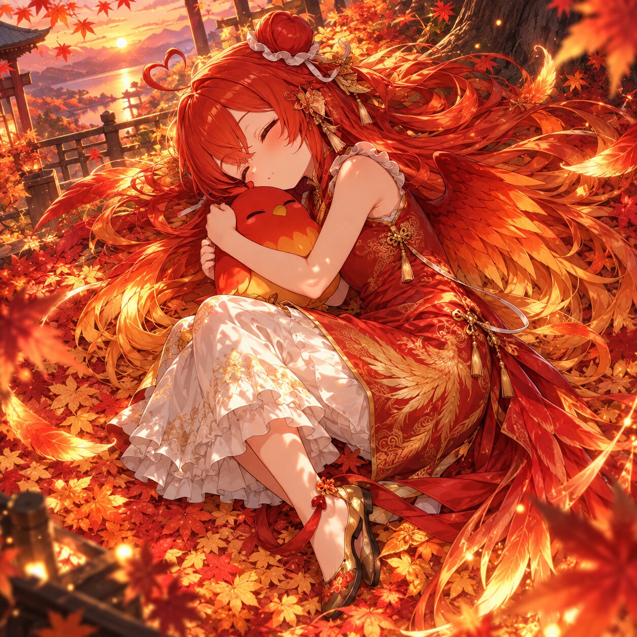 茜色の夢🍁 | の人気AIイラスト・グラビア
