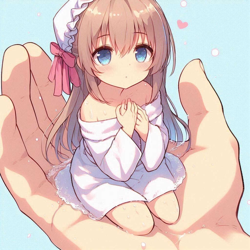 手のひらに乗る仔猫