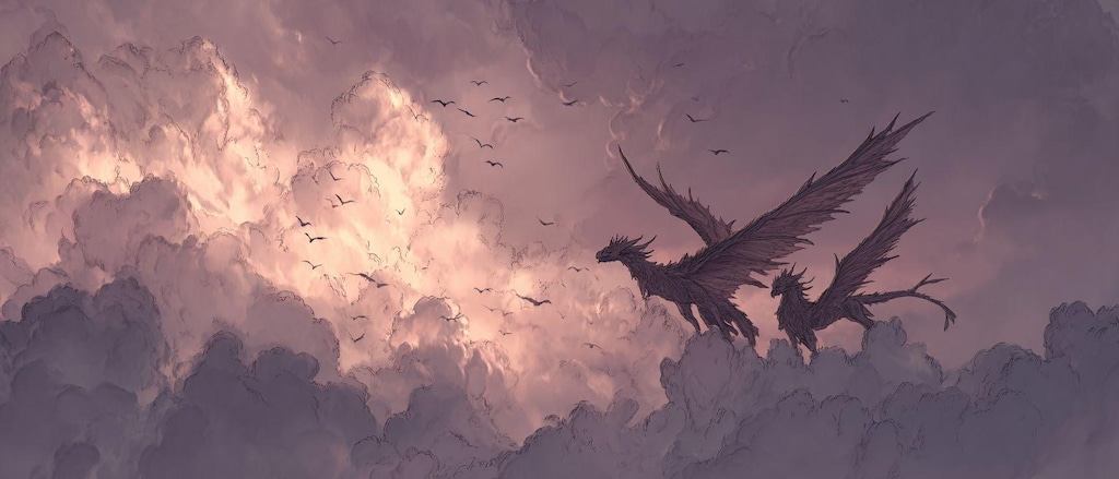 旅の途中のドラゴン
