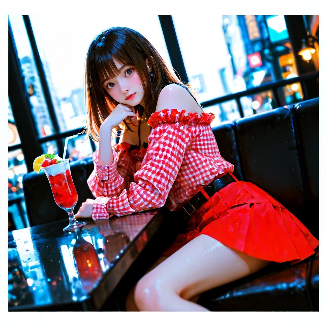 夏のカフェデート