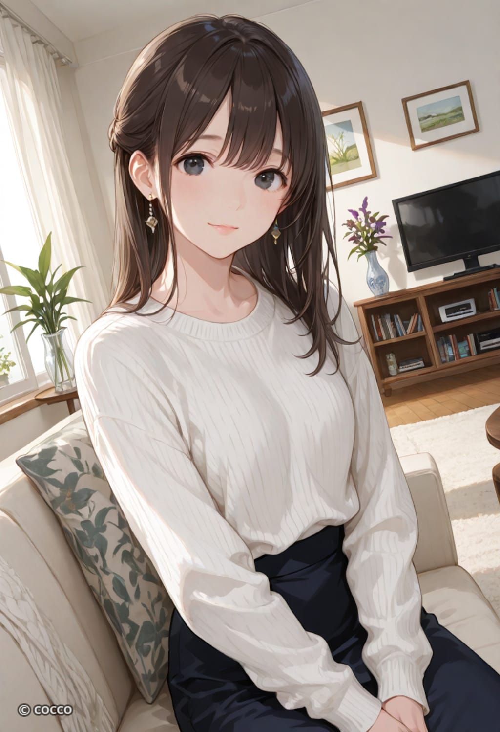 部屋でまったり