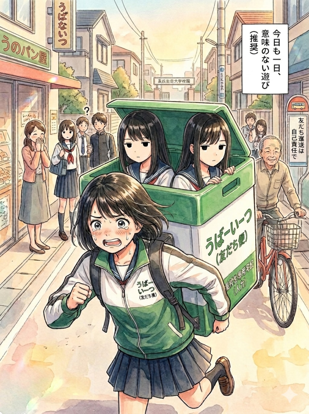 目的地一緒だからついでに運んでって