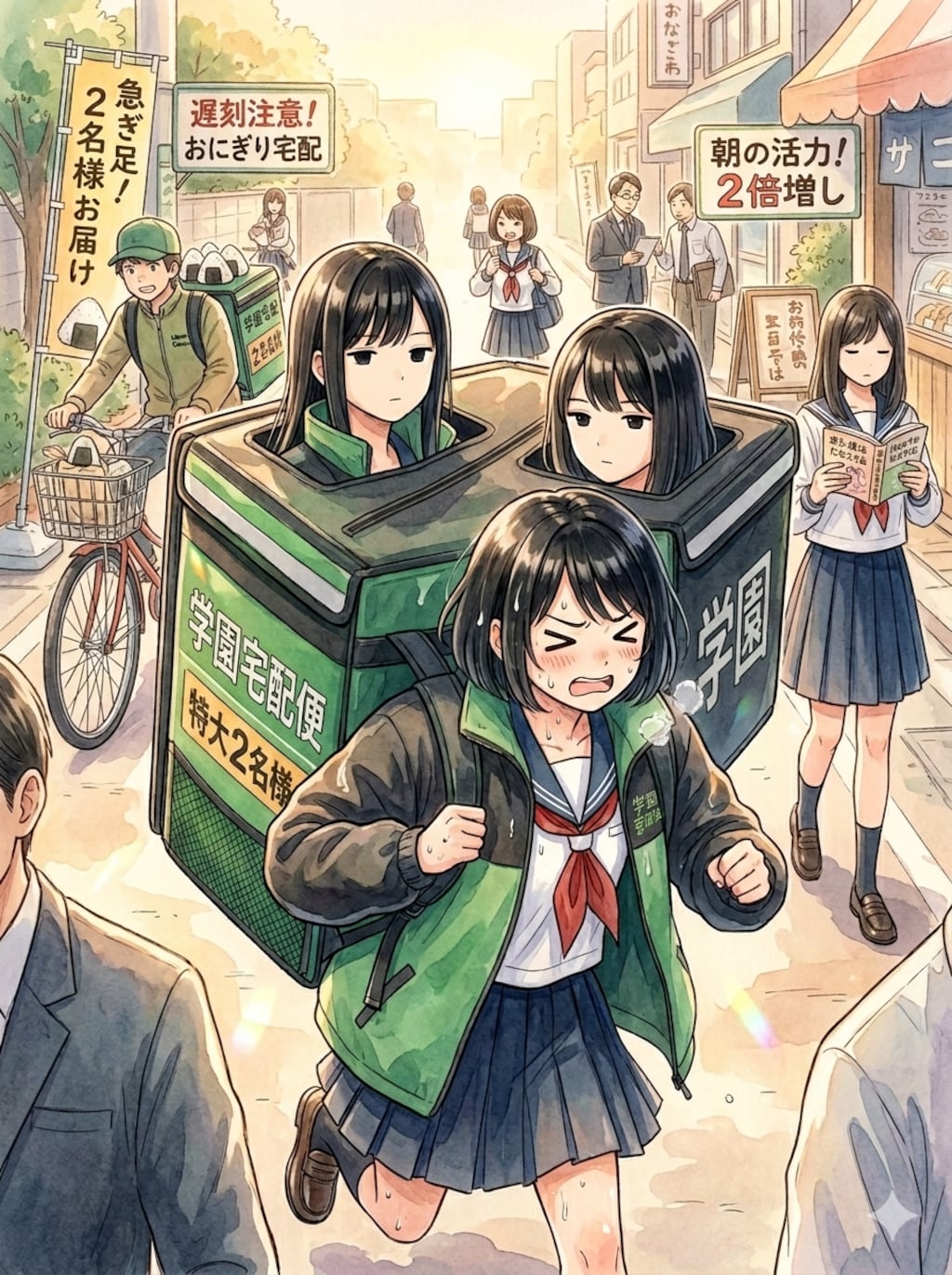 目的地一緒だからついでに運んでって