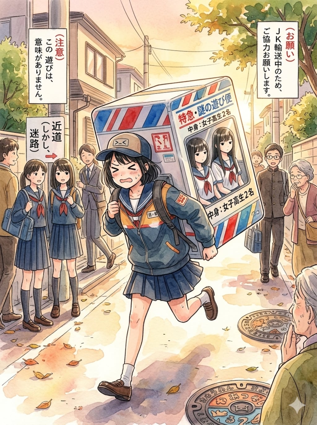 目的地一緒だからついでに運んでって