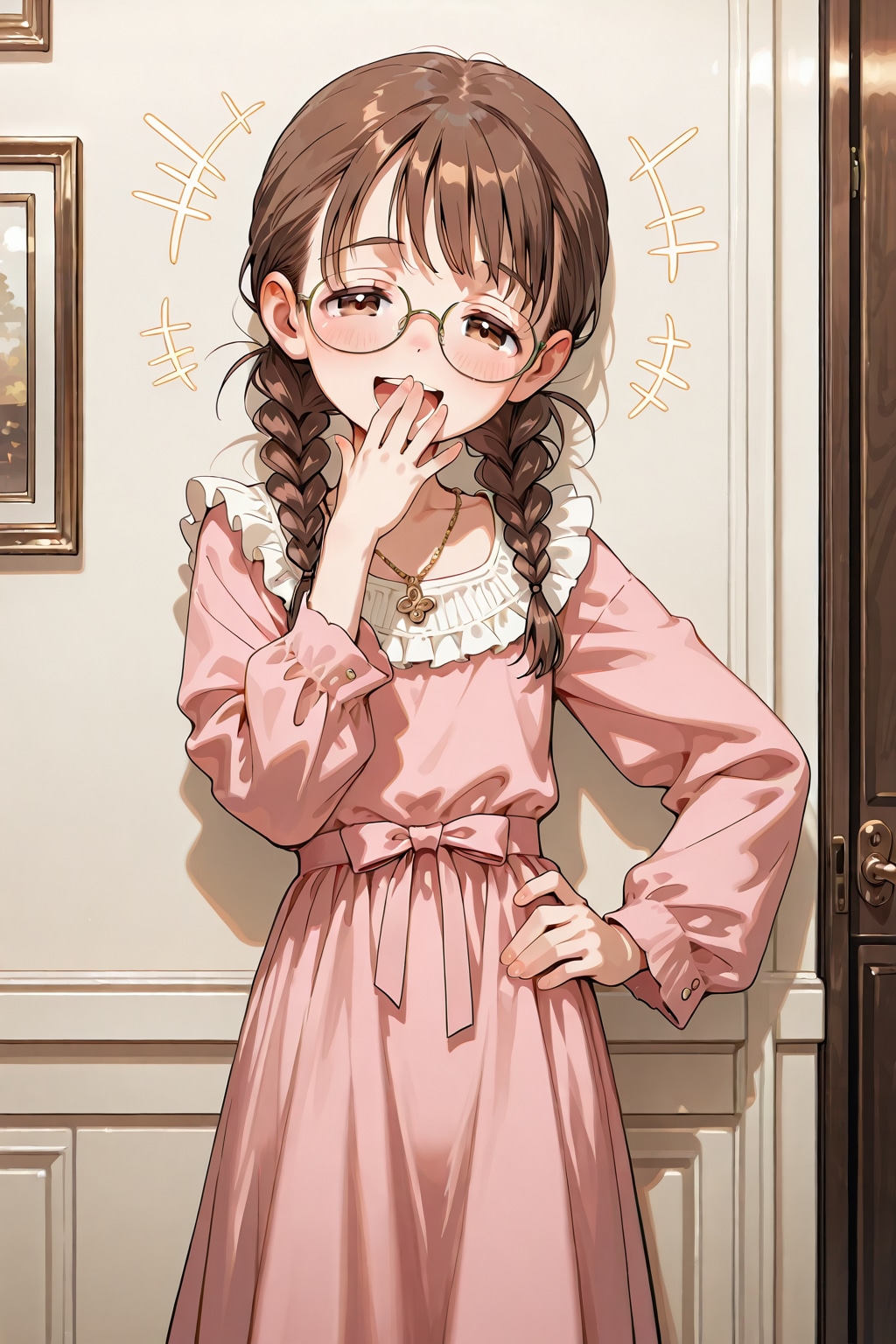 委員長ちゃんがお嬢様として育った世界線？