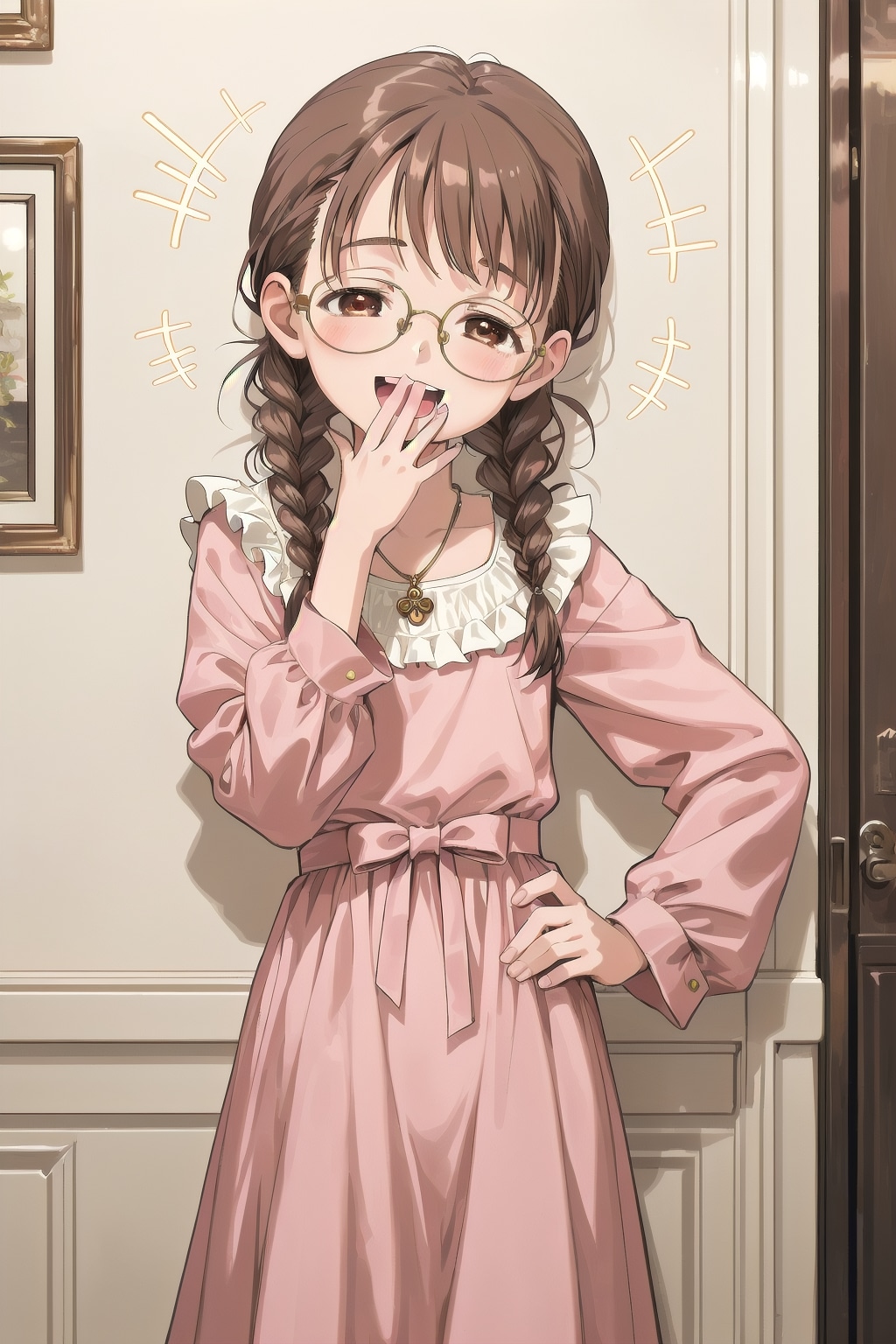 委員長ちゃんがお嬢様として育った世界線？