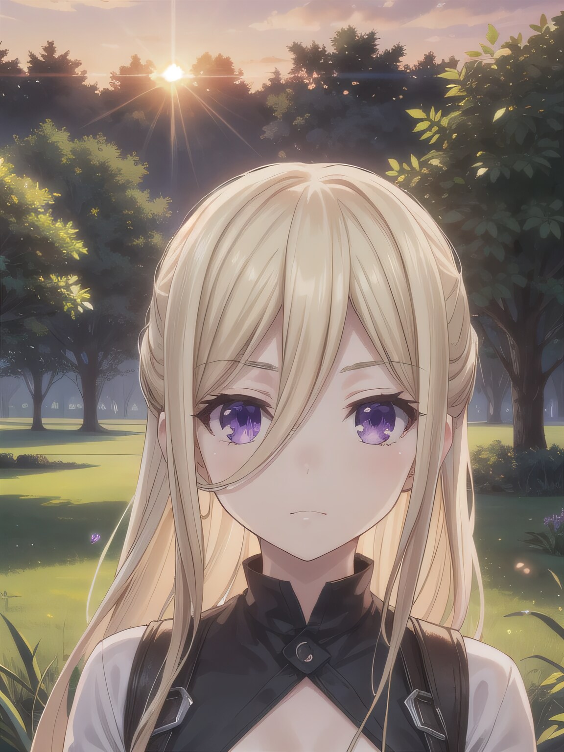 白髪ロングで洋装の少女 | の人気AIイラスト・グラビア