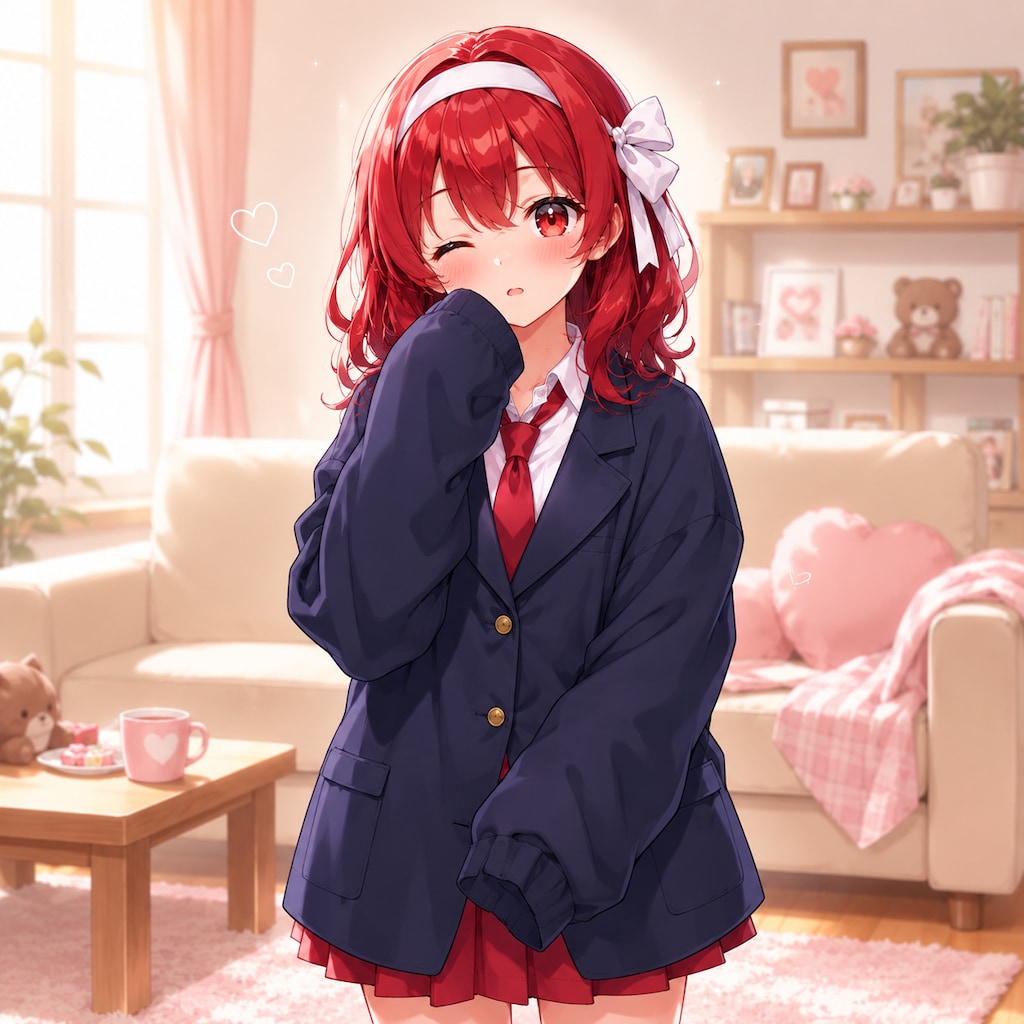 お姉ちゃんの制服🎵