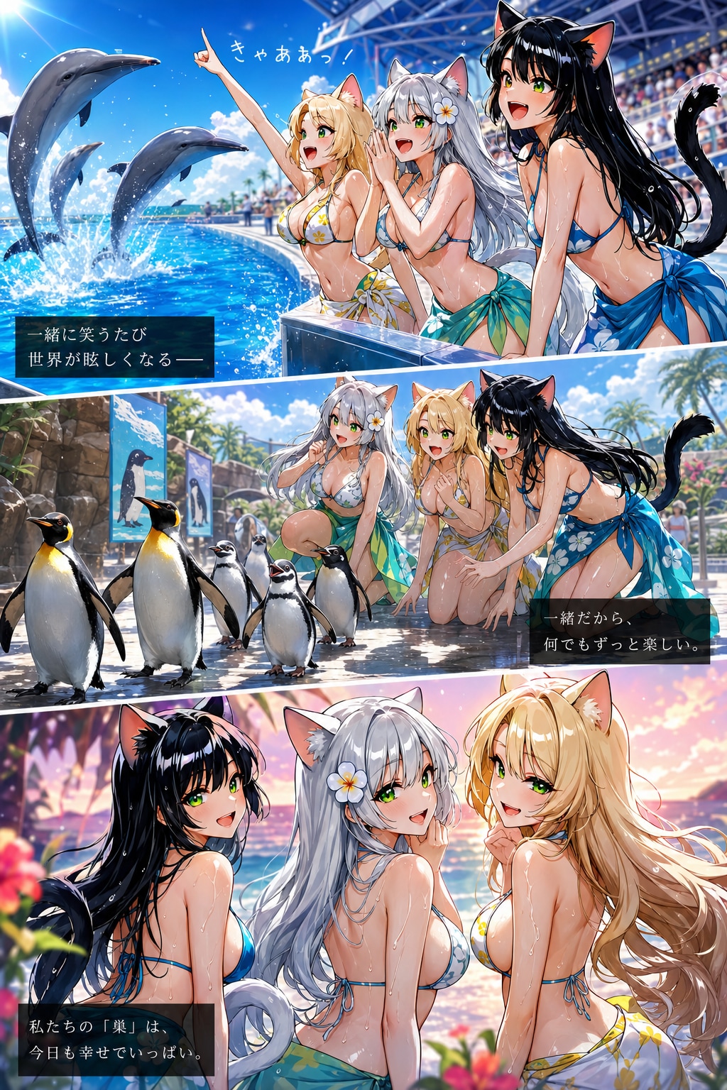 見て見て！ペンギンさんだよ