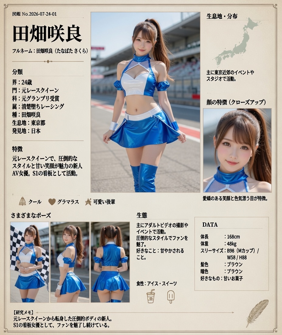 レースクイーンカタログ（田畑咲良編）