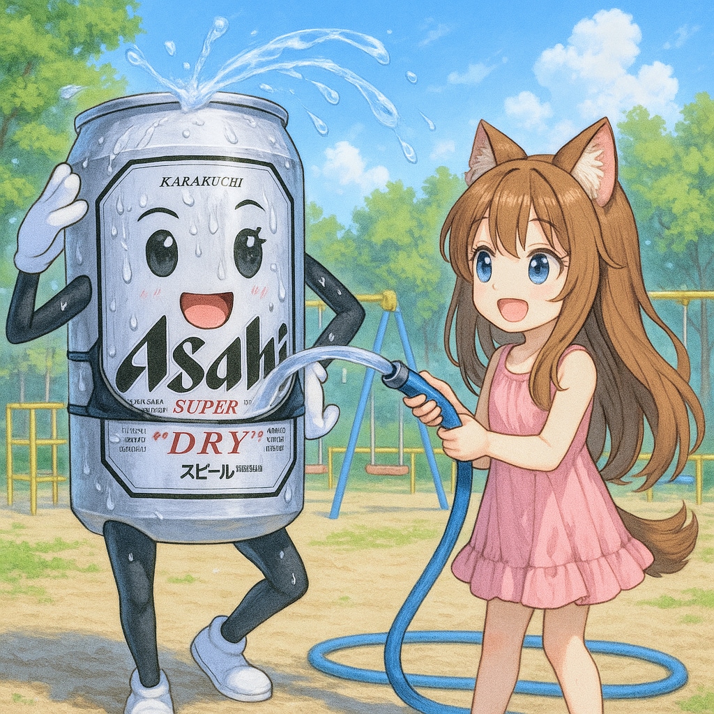 セクシーなビキニ姿のビール缶