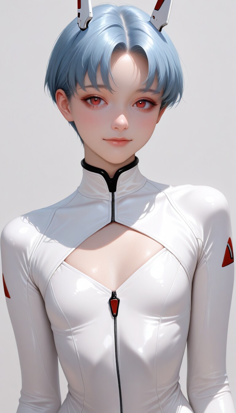 ツルペタ レイちゃん　プラグスーツ風水着