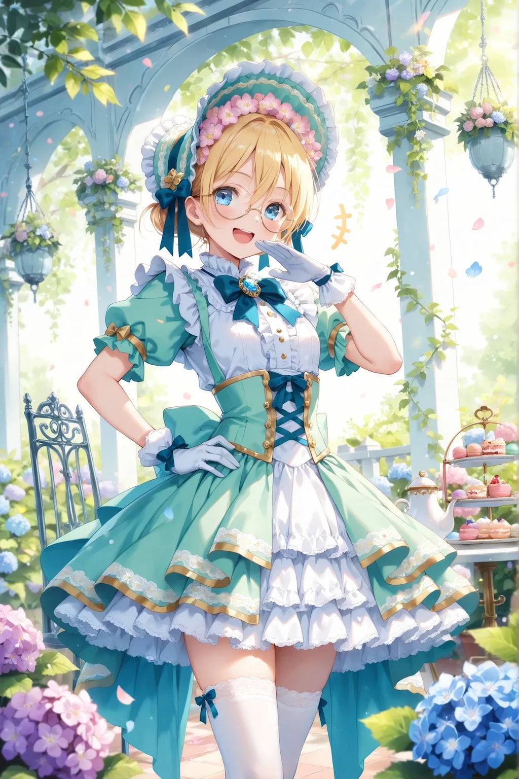 お茶会のお嬢