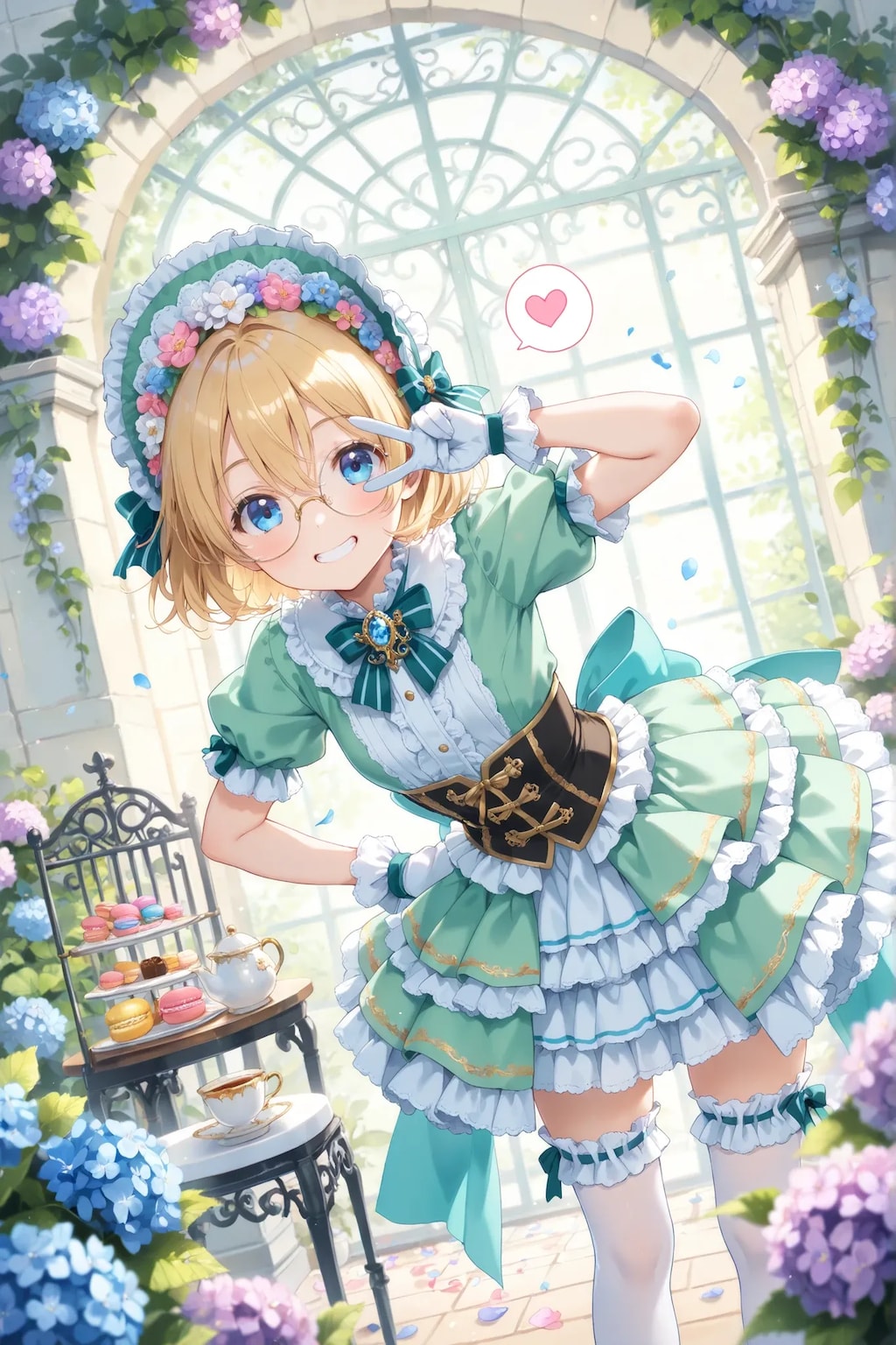 お茶会のお嬢