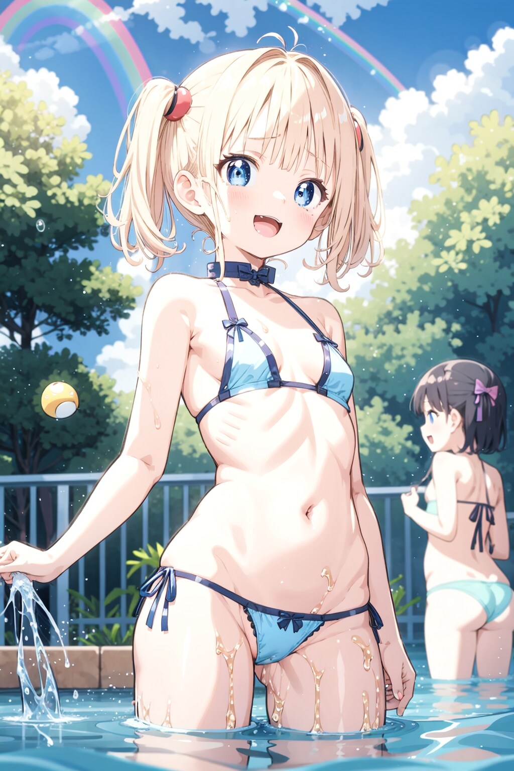 『いやーん、下から撮らないで～♪』中学2年生の夏～プール開き2～