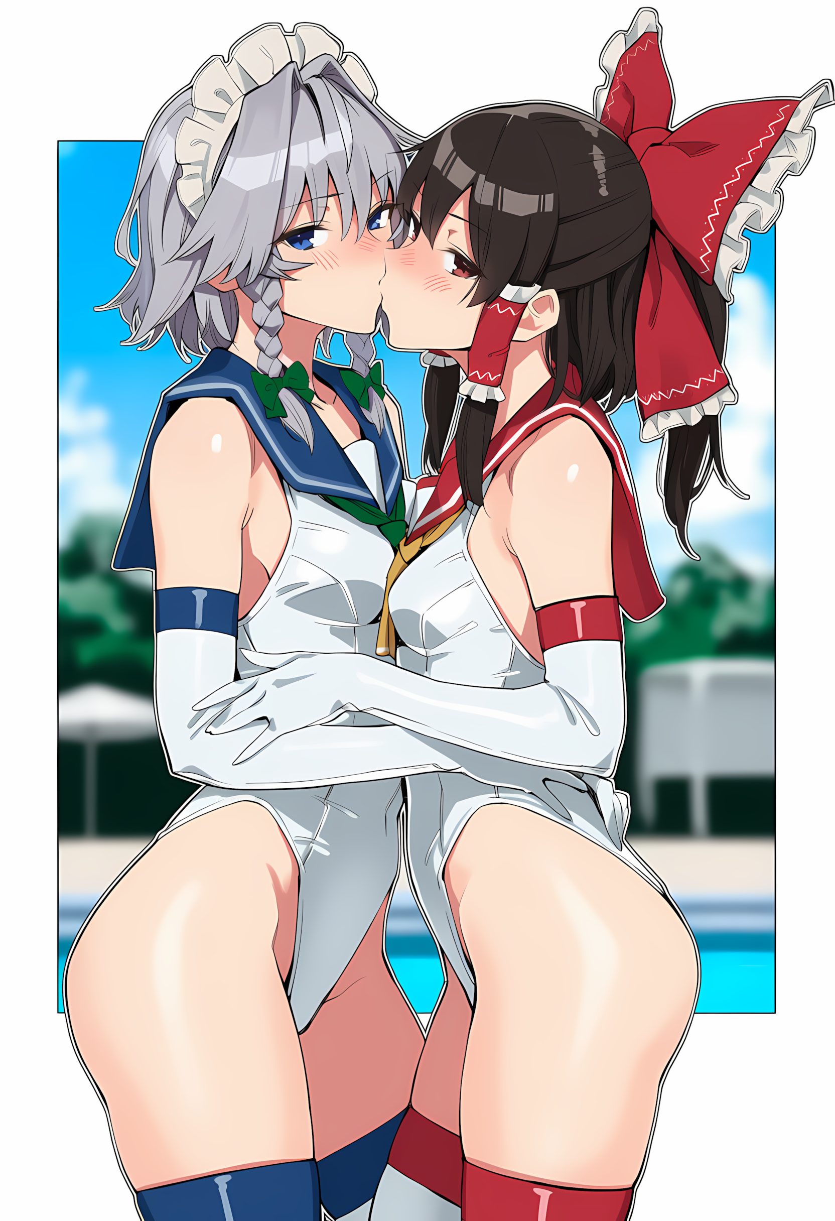 ふたなり 博麗霊夢 × 十六夜咲夜