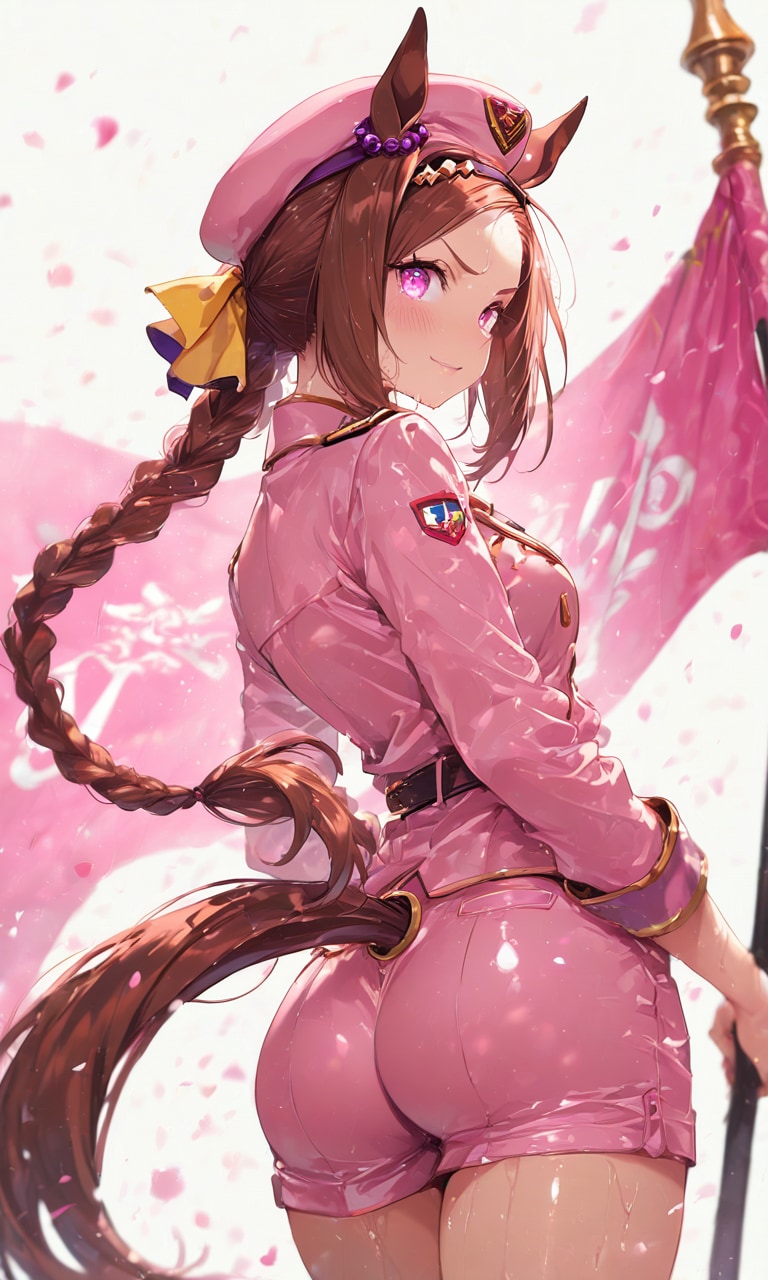 サクラバクシンオー　軍服 | の人気AIイラスト・グラビア