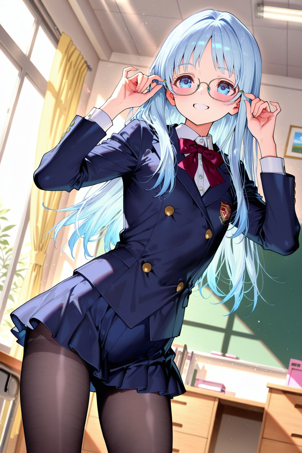 メガネ似合うかな？