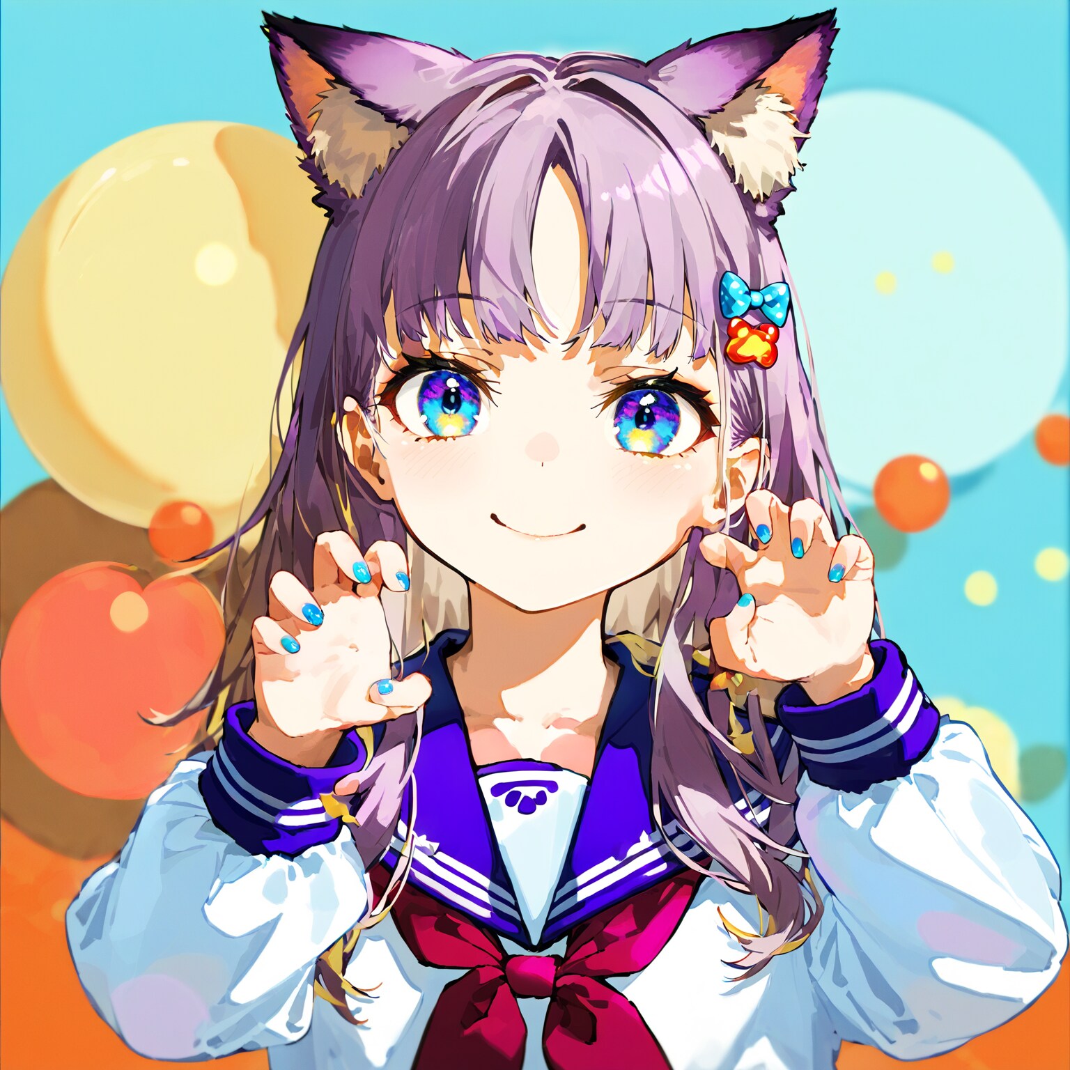 ネイル狐 | の人気AIイラスト・グラビア