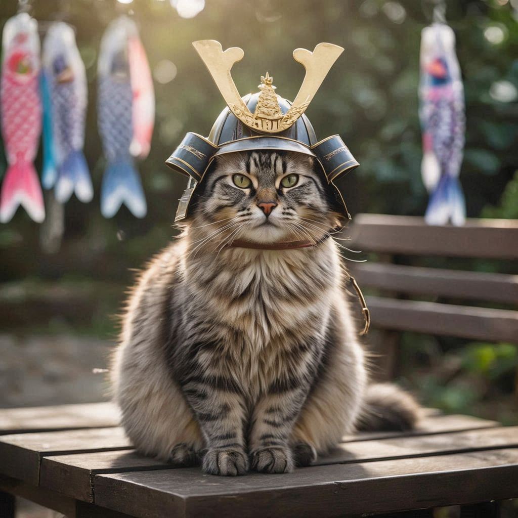こどもの日の猫