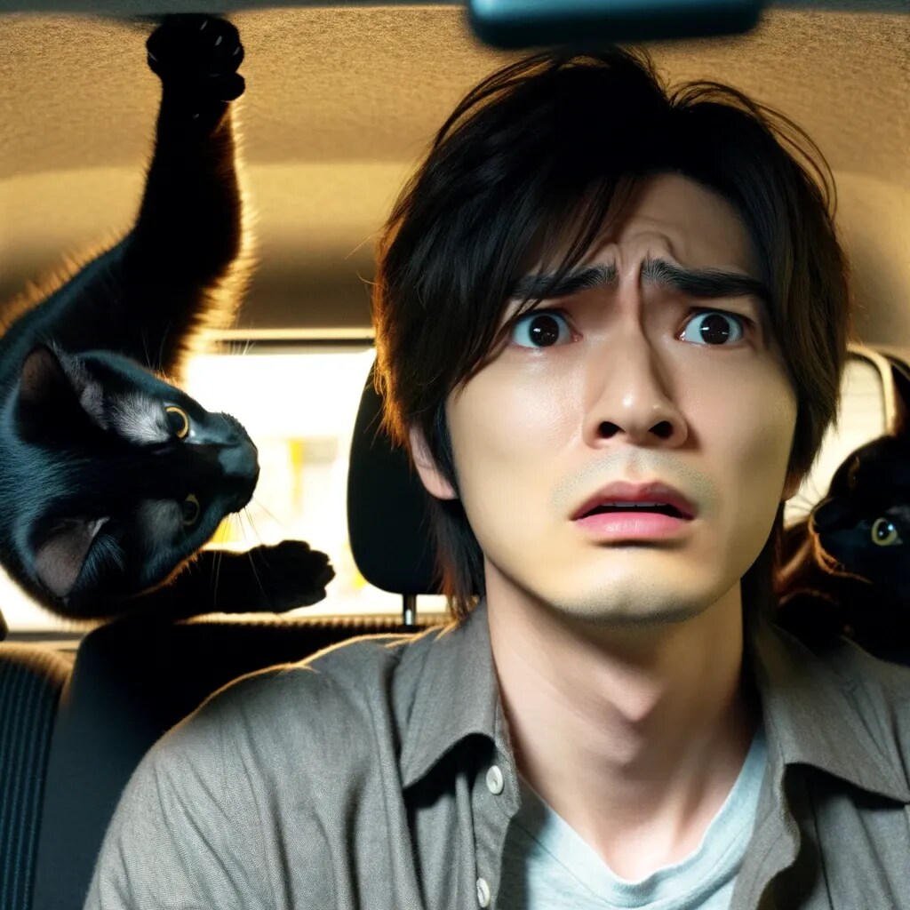 黒ねことドライブ