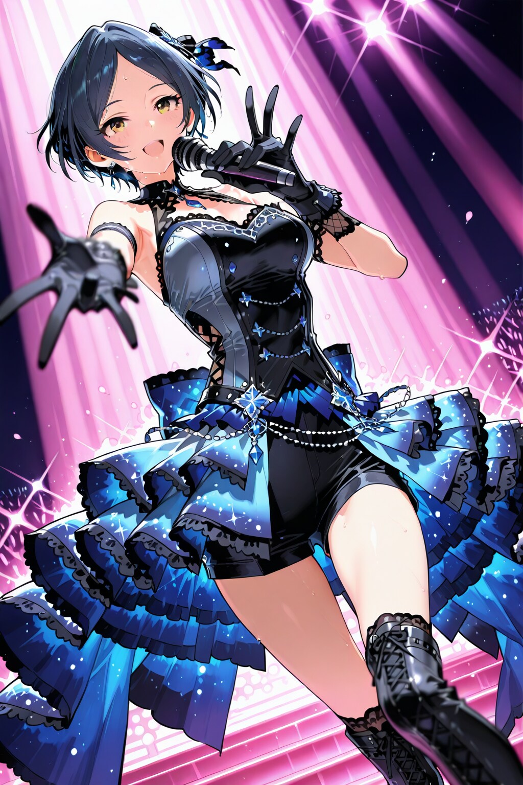 【コンサート】速水奏ちゃん　新作衣装(黒ブーツVer.)