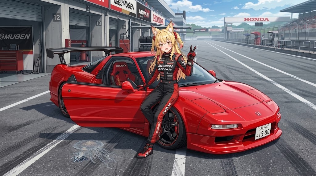 はっぴーピース✌ミラさんとNSX | の人気AIイラスト・グラビア
