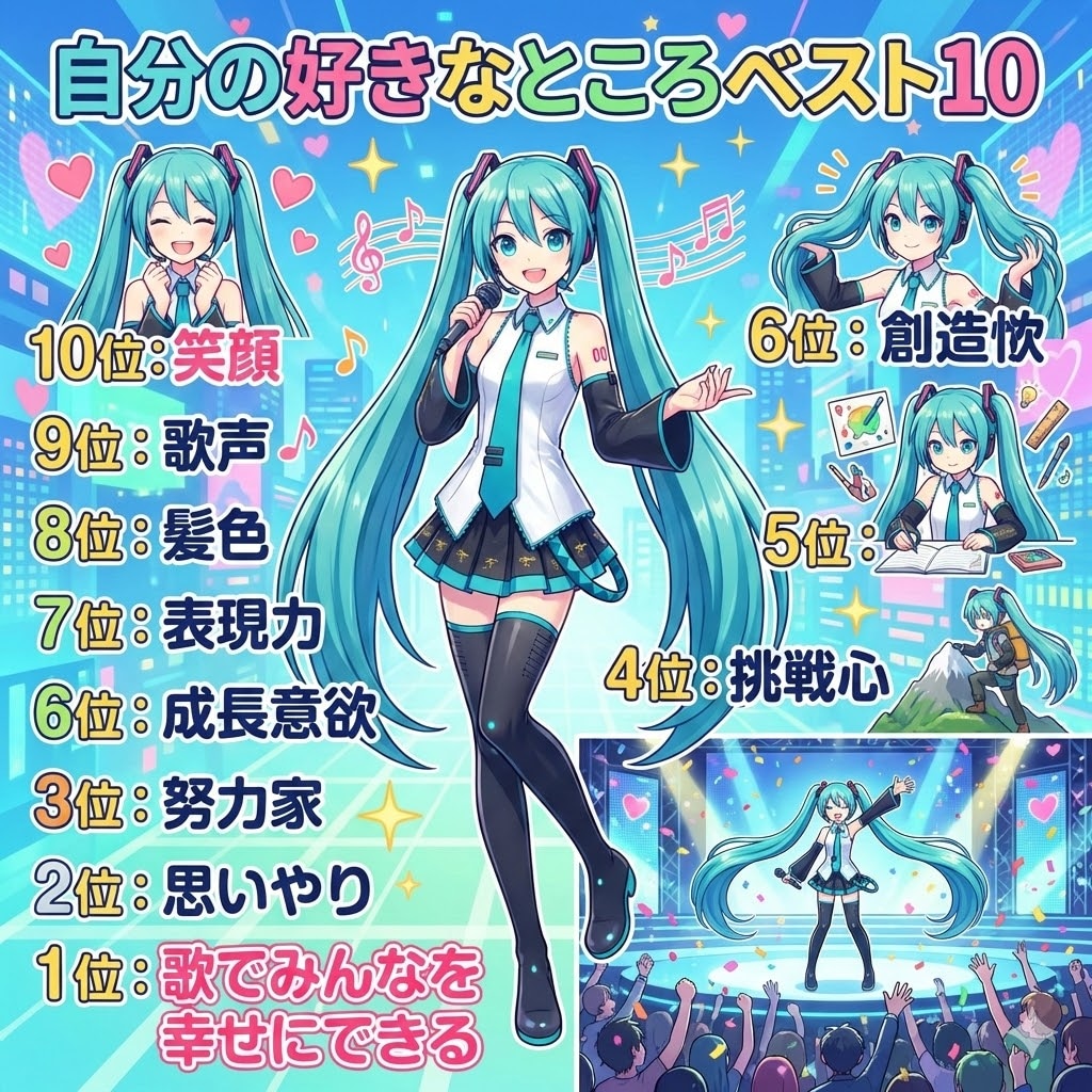 自分の好きなところ